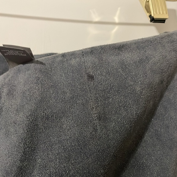 Sigrid Olsen Gray Leather Dress Pants Straight-Leg Formal Size 10 - Picture 8 of 8